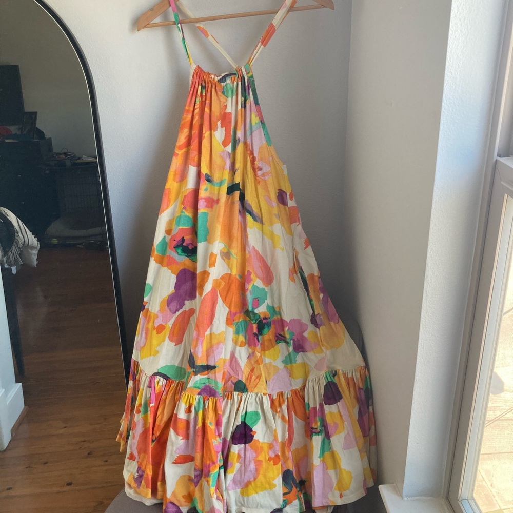 Anthropologie Multicolor Maxi Dress